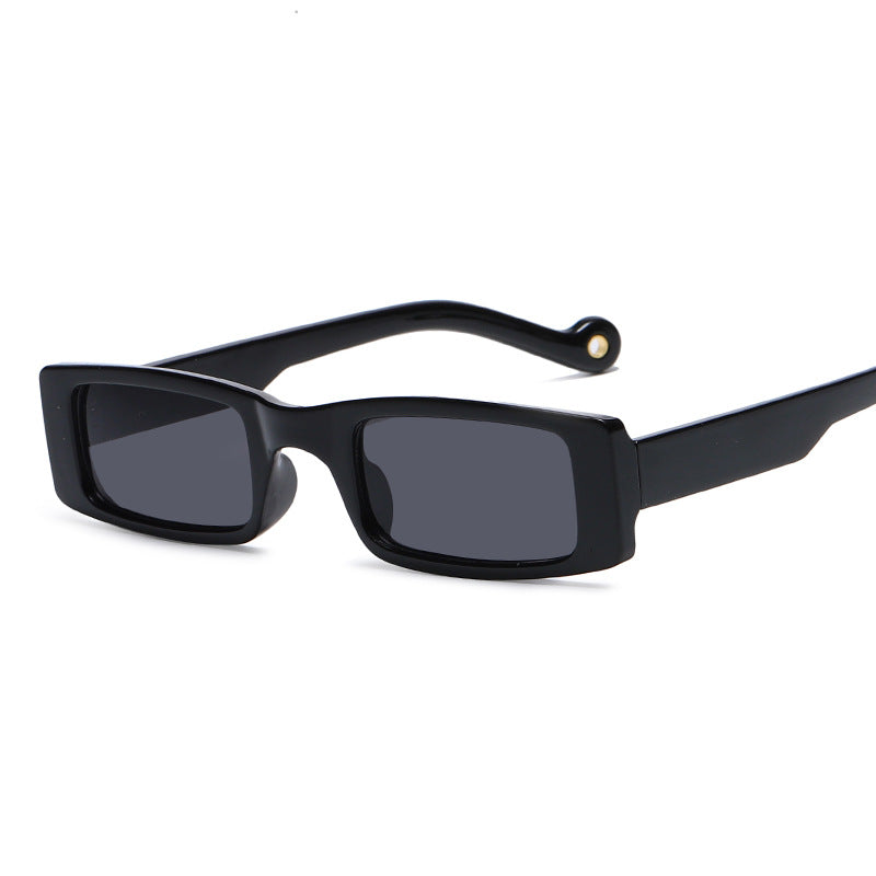 Square Frame Sunglasses Black