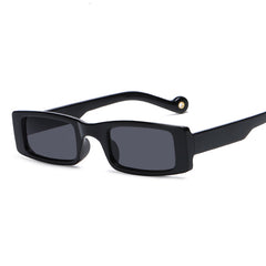 Square Frame Sunglasses Black