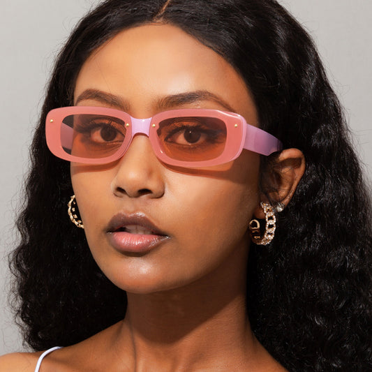 Vintage Small Square Sunglasses UV Protection