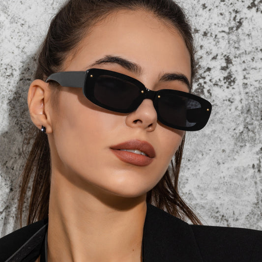 Vintage Small Square Sunglasses UV Protection