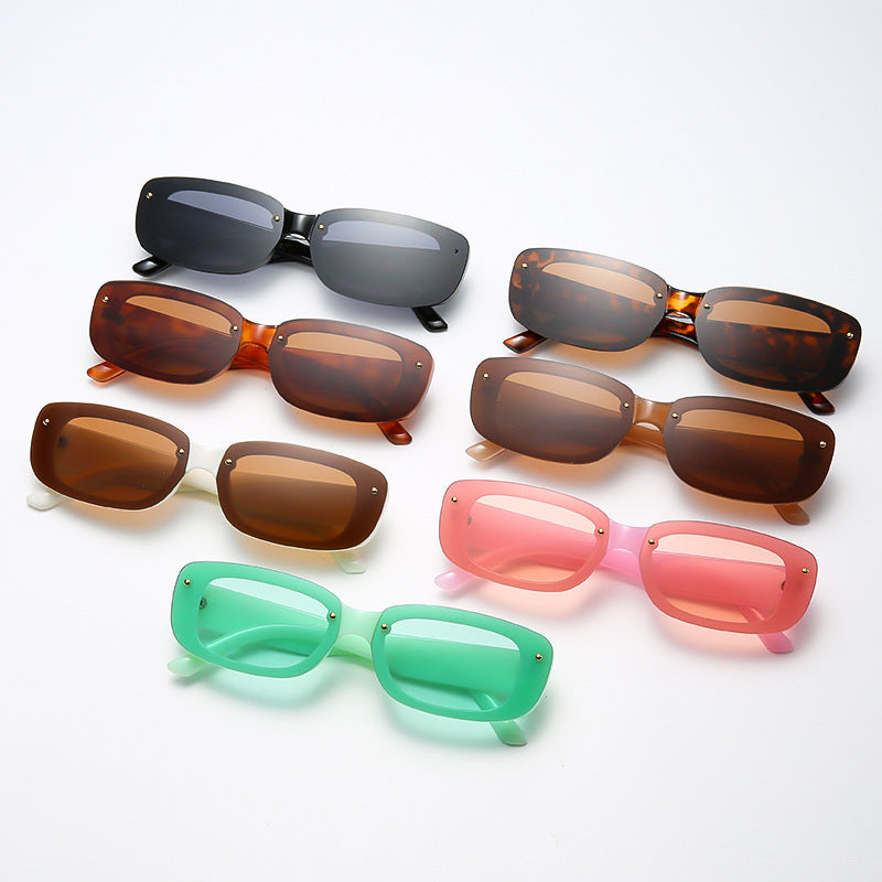 Vintage Small Square Sunglasses UV Protection