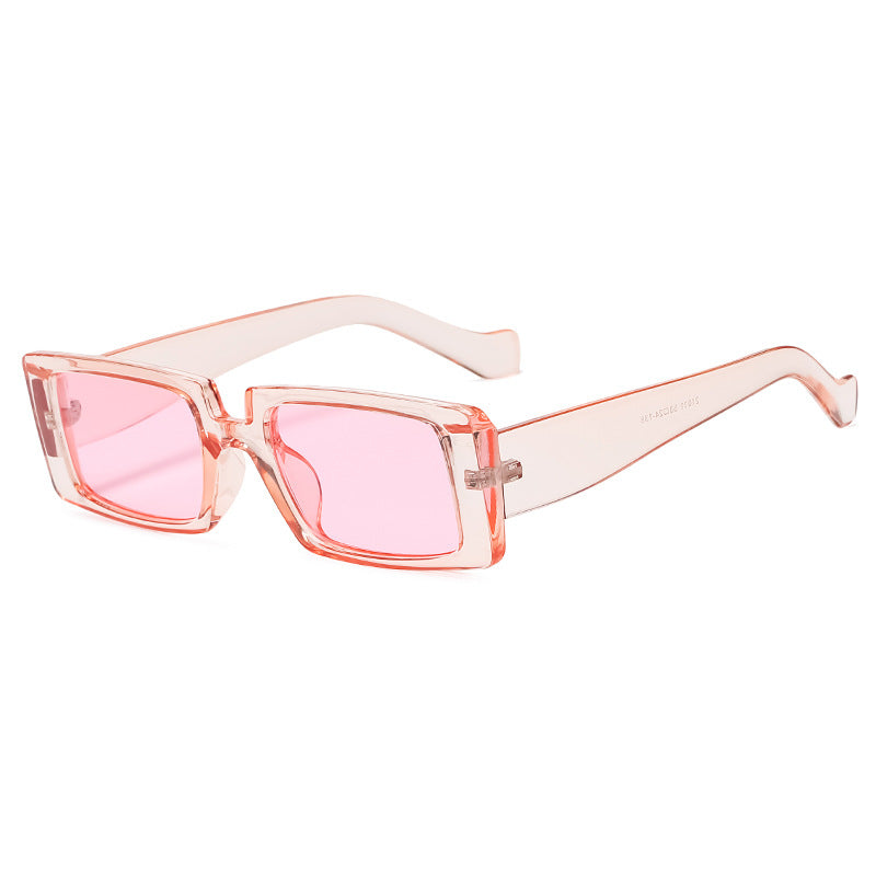 Y2K Rectangular Chunky Frame Sunglasses for Women