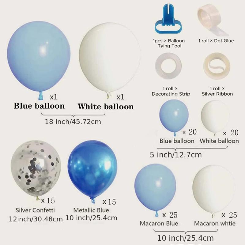 126pcs Balloon Arch Bridge Set for Party Decoration