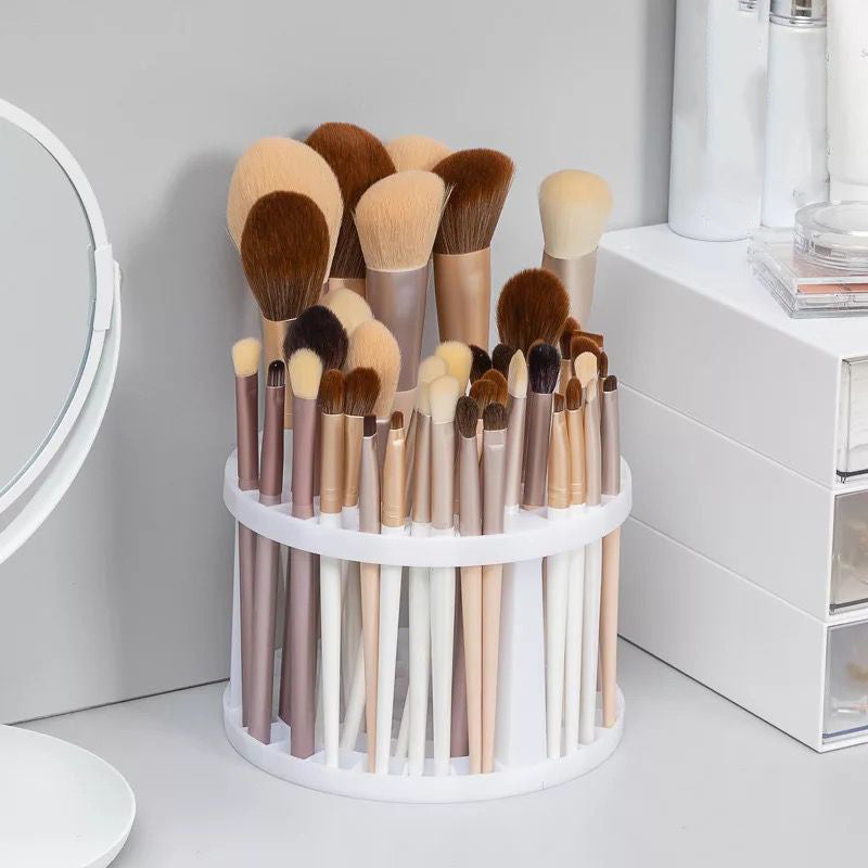 Makeup Brush Storage Stand Desk Holding Rack for Cosmetic Brushes