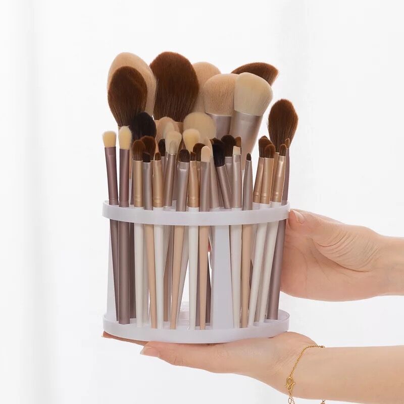 Makeup Brush Storage Stand Desk Holding Rack for Cosmetic Brushes