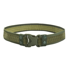 Men's Outdoor Canvas Belt with Plastic Buckle 2 Inch Wide