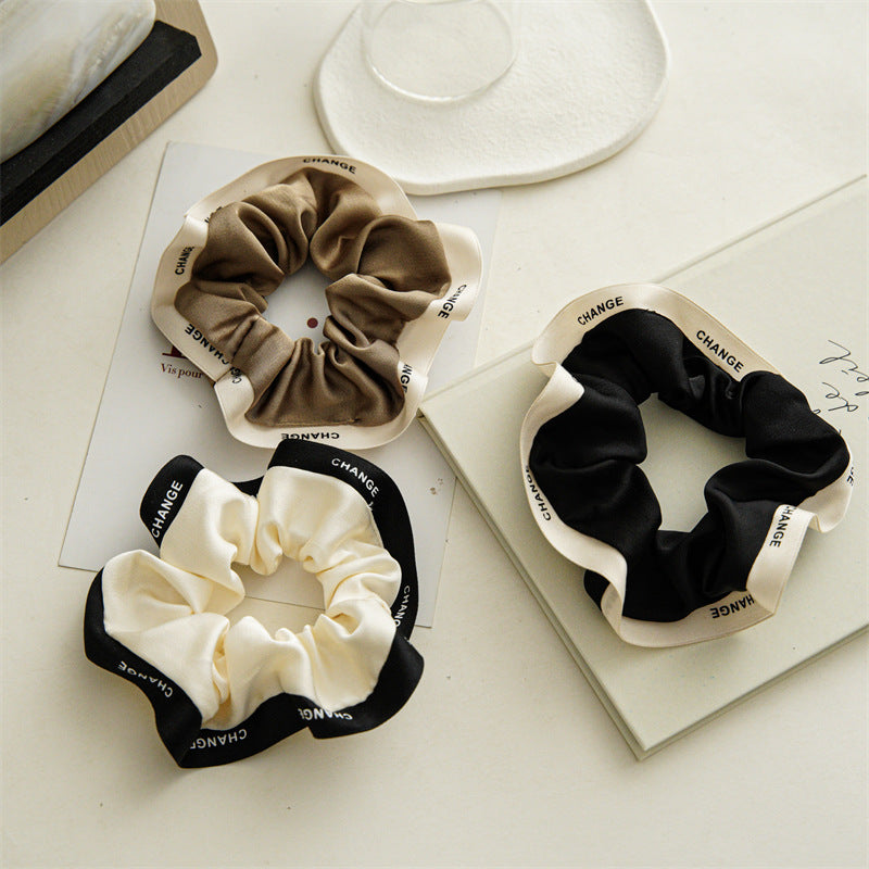 Women's Big Hair Ring French Fabric Hair Rope Hair Accessories