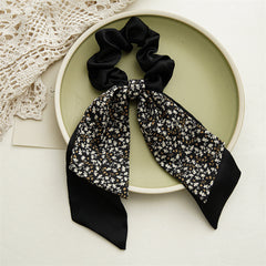 Retro Boho Floral Scarf Hair Scrunchies