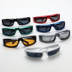 Y2K Wrap Around Sunglasses Vintage Punk Sports Shades