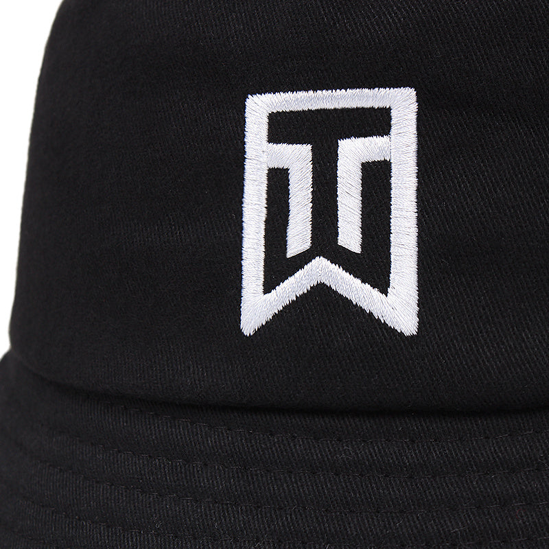 Geometric Embroidery Bucket Hat Sun Hats for Men Women