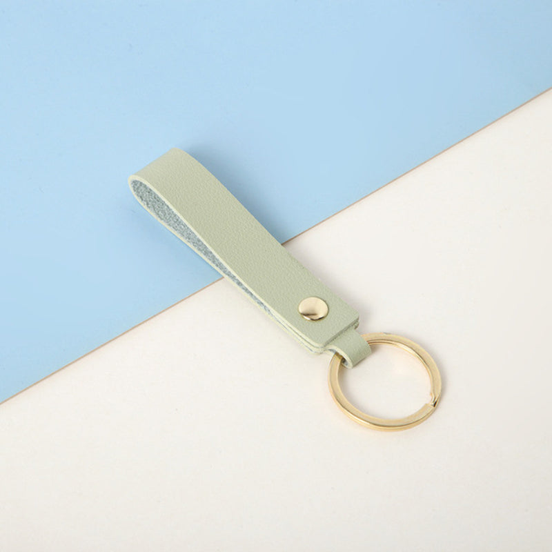 PU Leather Keychain Business Gift Men Car Key Strap Waist Wallet KeyChains