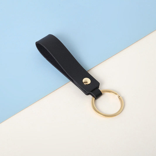 PU Leather Keychain Business Gift Men Car Key Strap Waist Wallet KeyChains