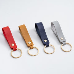 PU Leather Keychain Business Gift Men Car Key Strap Waist Wallet KeyChains