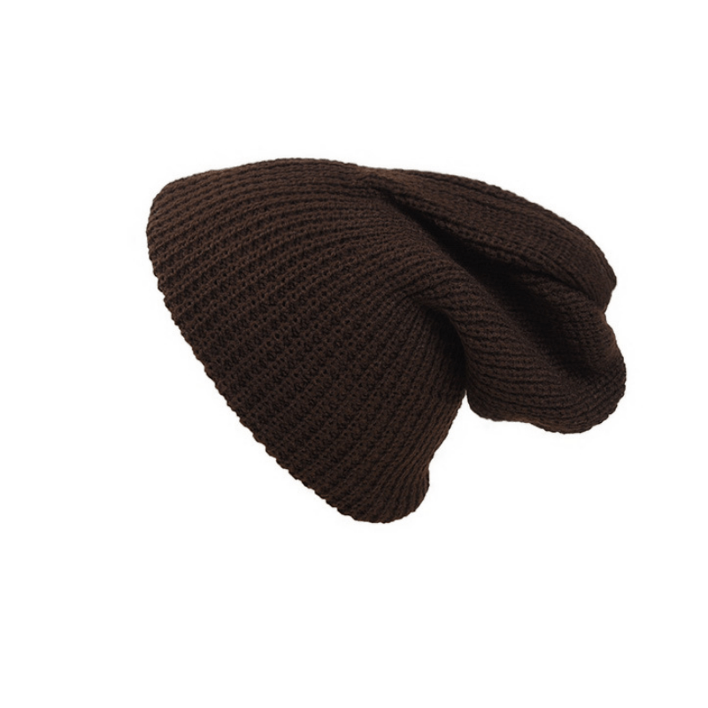 Men's Polyester Knitted Hat for Autumn and Winter