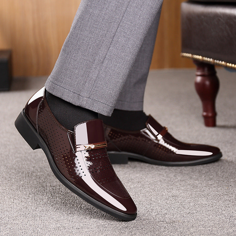 Men's Hollow Out Formal Dress Shoes Business Meetings Party Gift