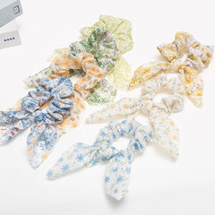 Floral Hair Ring Fabric Elastic Hair Rope Hair Accessories