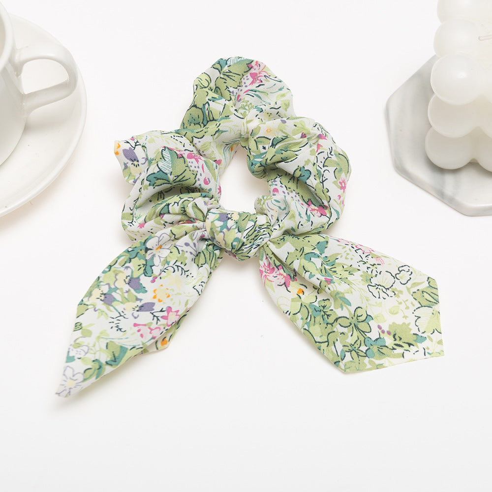 Floral Hair Ring Fabric Elastic Hair Rope Hair Accessories