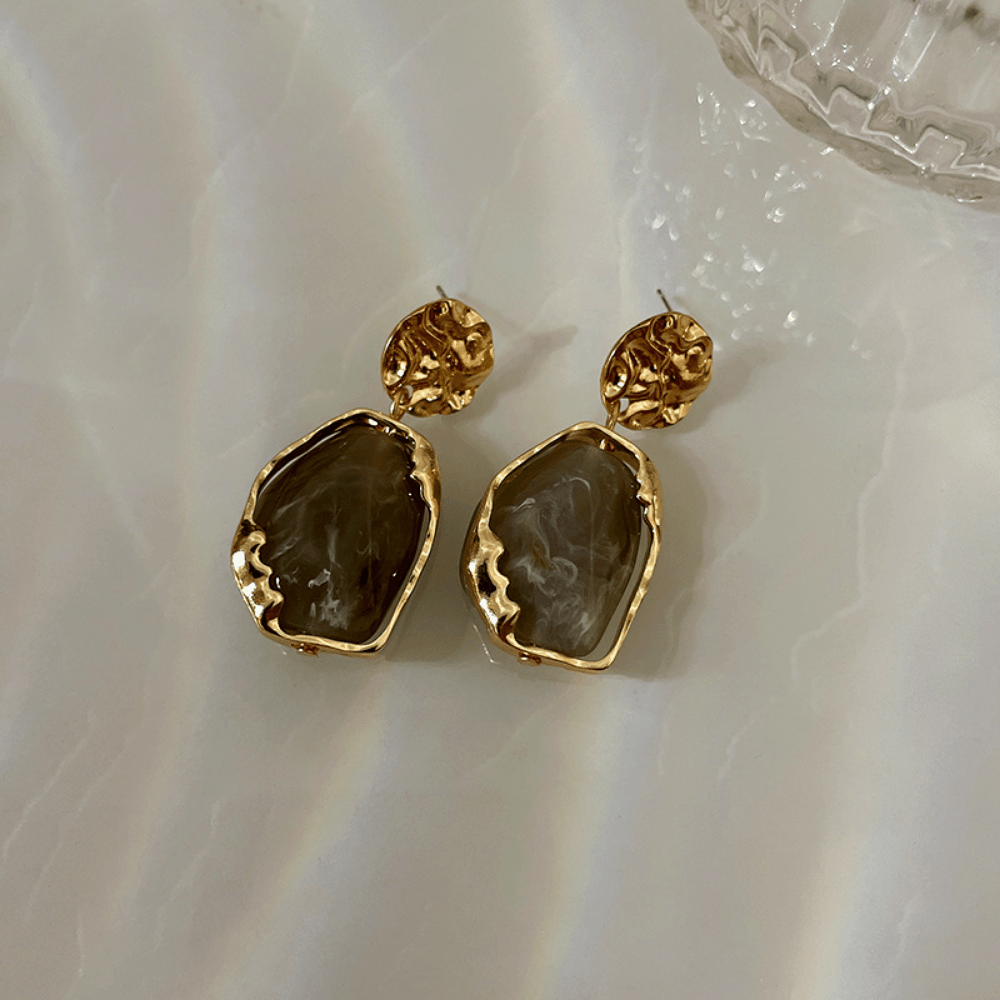 Plastic Geometric Earring Antique Drop Earring Character 100pcs