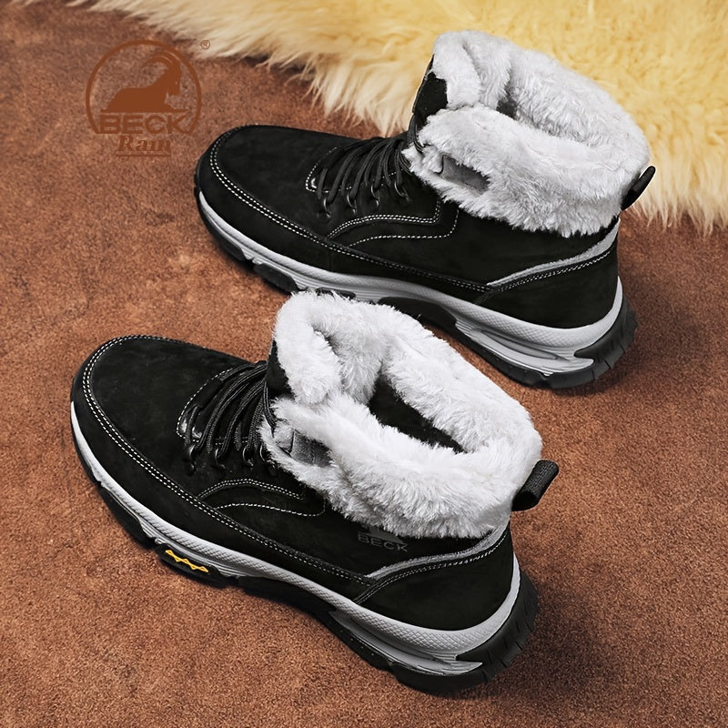 Men's Snow Boots Thermal Windproof Hiking Shoes