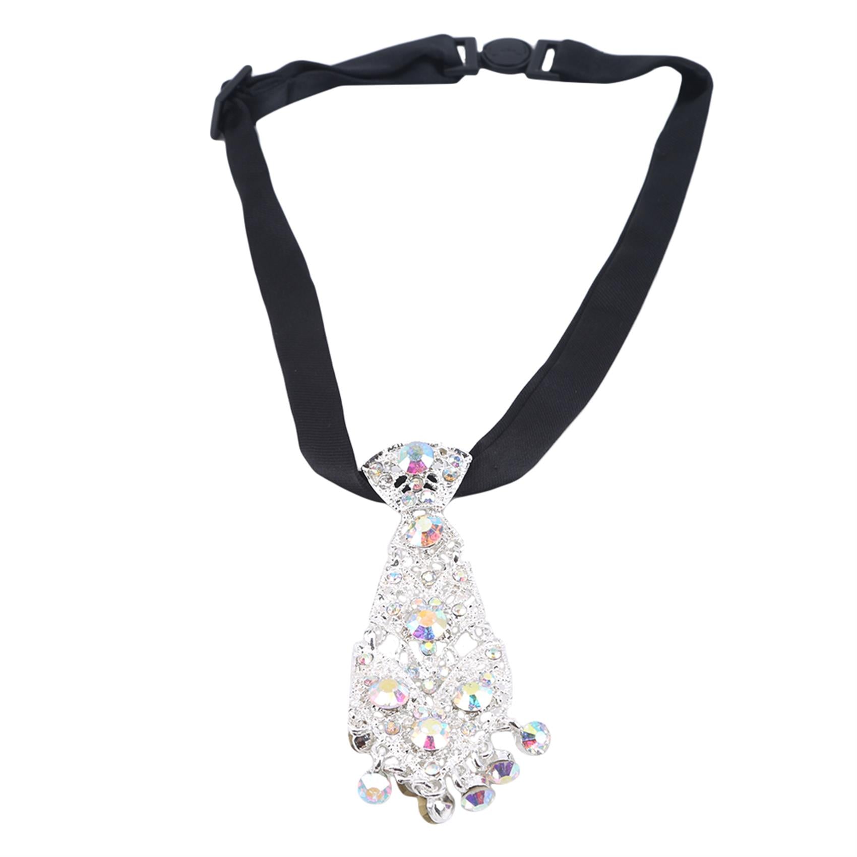 Men's Rhinestone Tie for Evening Reception