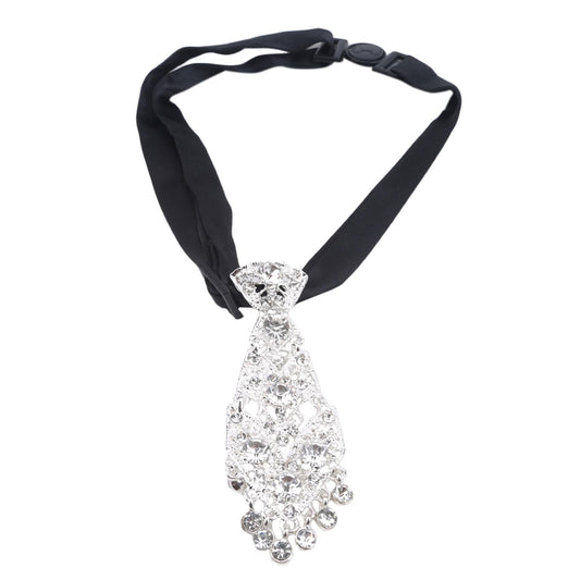 Men's Rhinestone Tie for Evening Reception
