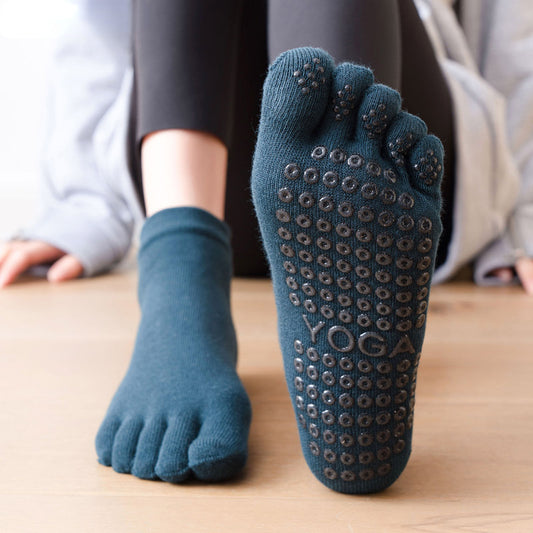 Short Calf 5-Toe Split Socks for Fitness Yoga Pilates