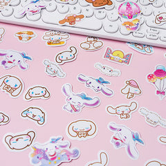 100pcs Big Ear Dog Stickers DIY Stationery Computer Student Stationery