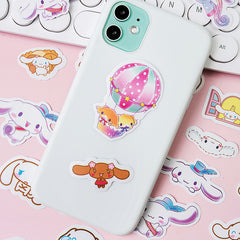 100pcs Big Ear Dog Stickers DIY Stationery Computer Student Stationery