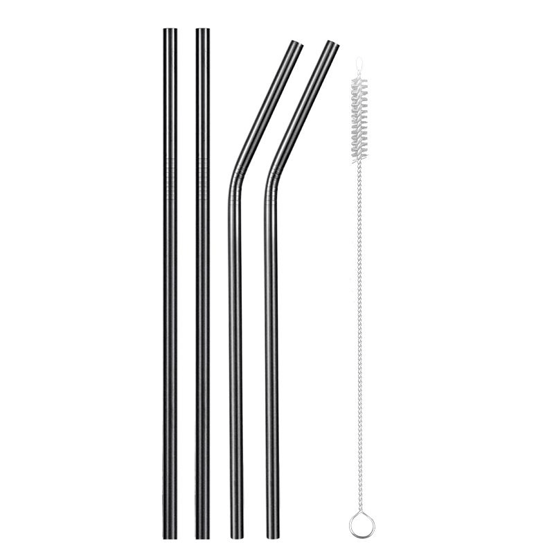 Sturdy Stainless Steel Reusable Metal Drinking Straws