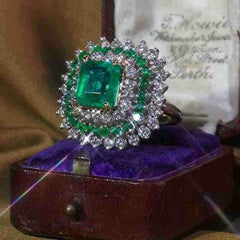 Vintage Ring Women Bridal Gift Size US 5 11