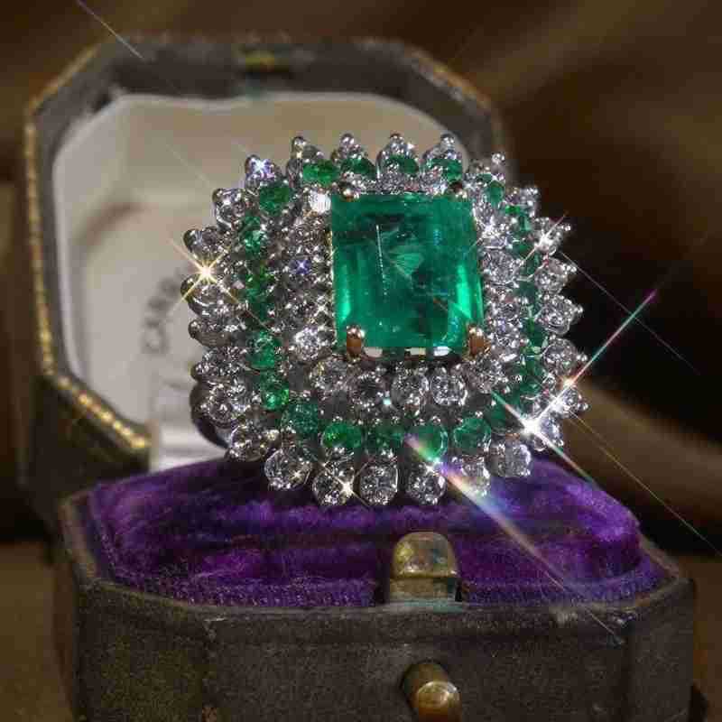 Vintage Ring Women Bridal Gift Size US 5 11