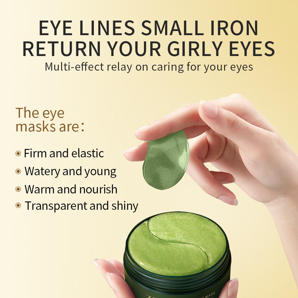 Avocado Eye Mask Moisturizing Eye Patches 60 Pcs Hyaluronic Acid Under Eye Mask