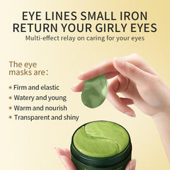 Avocado Eye Mask Moisturizing Eye Patches 60 Pcs Hyaluronic Acid Under Eye Mask