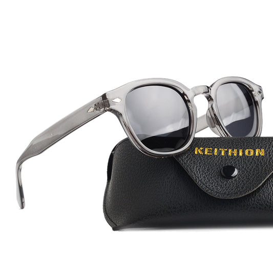 Unisex Polarized Round Tinted Sunglasses Vintage Style