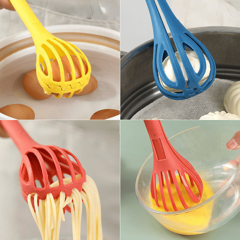 3 in 1 Egg Whisk Food Noodle Holder Baking Tool Manual Whisk 11.02''