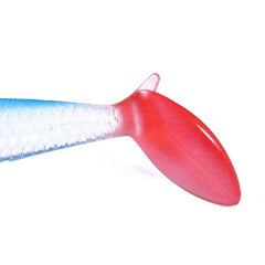 5pcs Soft Fishing Lures Wobbler Bait with Hooks