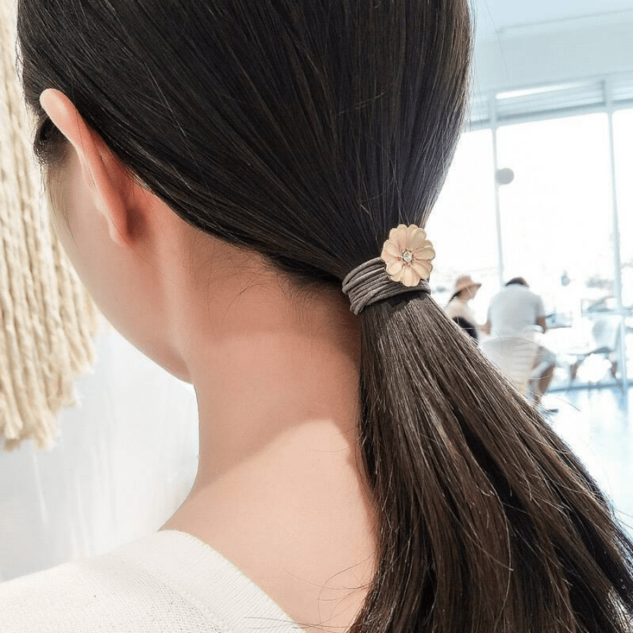 Daisy Flower Head Rope Women's Hair Accessories