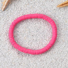 Colorful Polymer Clay Beaded Bracelet Chain for Women