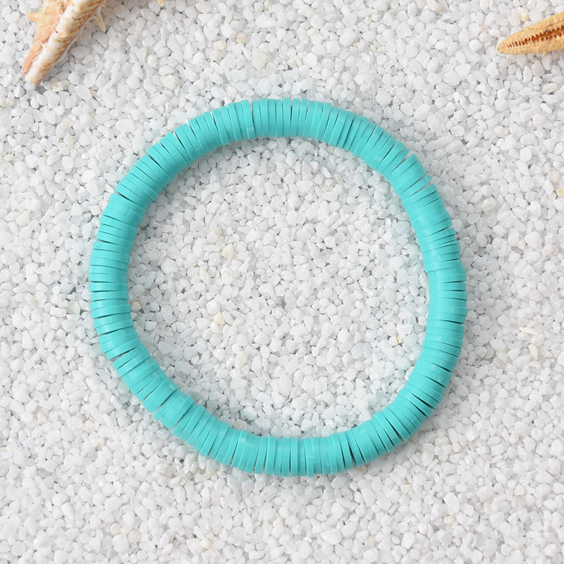 Colorful Polymer Clay Beaded Bracelet Chain for Women