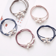 Pearl Elastic Hair Bands for Women - Beauty Care Hair Ties