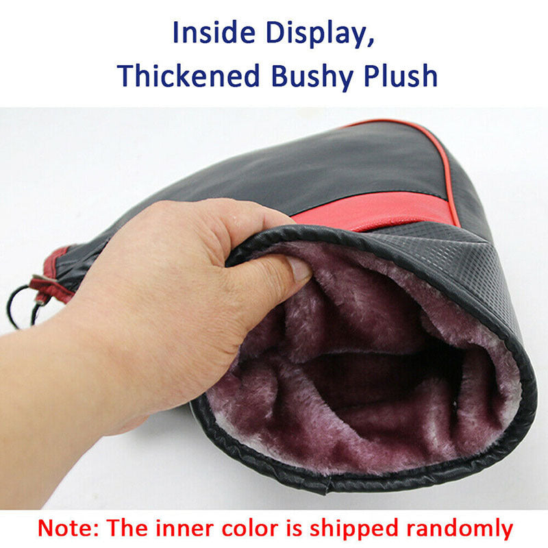 Waterproof Motorcycle Gloves for Winter Riding and Windshield Protection