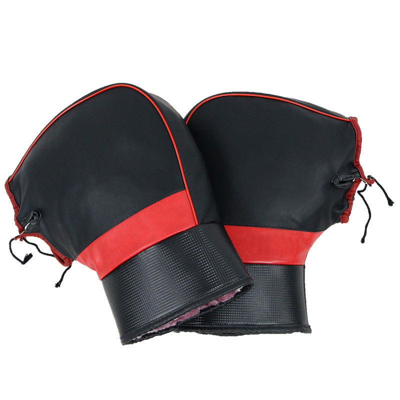 Waterproof Motorcycle Gloves for Winter Riding and Windshield Protection