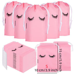 50pc Reusable Cosmetic Bag for Eyelash Extensions and Makeup Tools