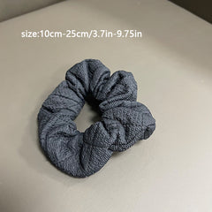 Solid Pleated Big Hair Ring Women's Hair Rope Hair Accessories