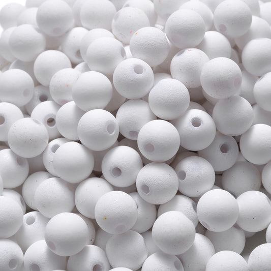 100pcs 6mm Acrylic Christmas Beads Mix Spacer Jewelry Beads