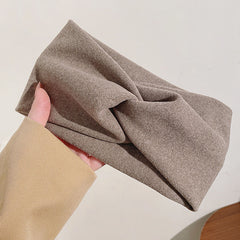 Solid Wideband Hairband for Women