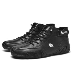 Men's Non Slip Breathable Casual Sneakers Hook And Loop Fastener Boots