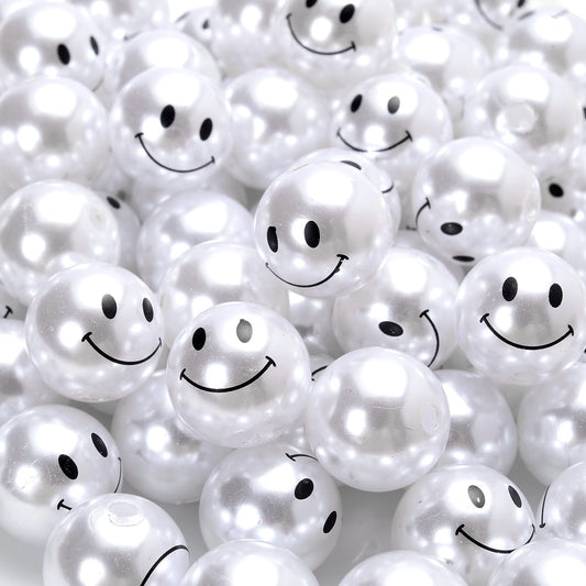 10pcs 16mm Acrylic Beads Pearl Round Spacer Beads Jewelry Making DIY