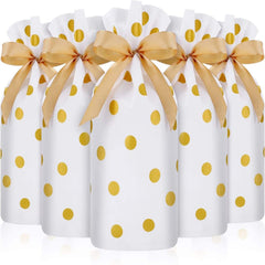 50 Pcs Drawstring Candy Bag 9.25x6.2x0.36inch for Christmas Wedding
