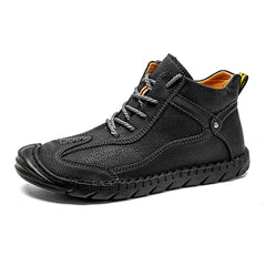 FLYLAND Men's Retro Casual Ankle Boots With Rubber Sole